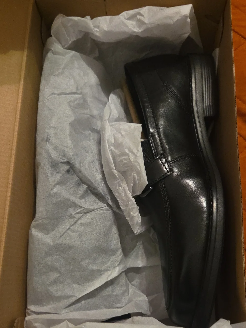 Bostonian Black Leather Oxford Dress Shoe